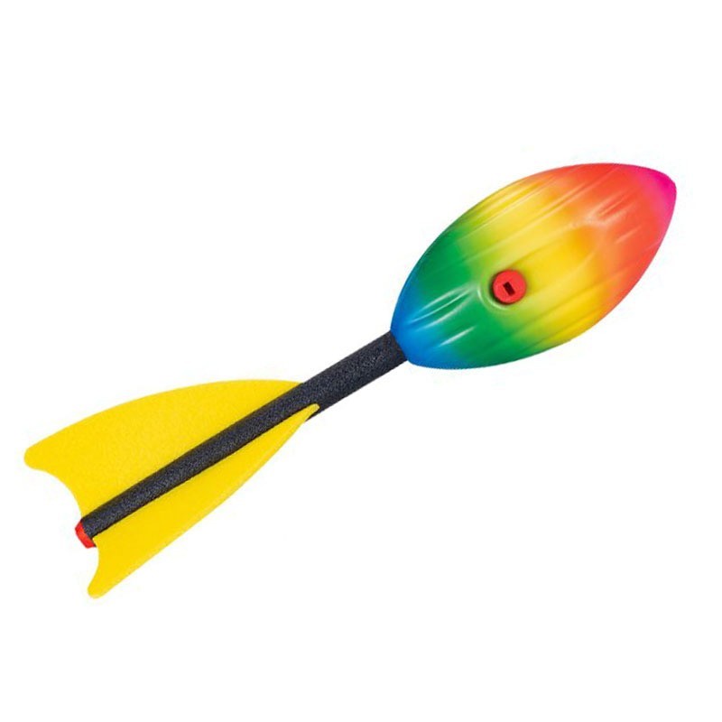 彩虹飞弹PU子弹头带哨亲子游戏户外手抛互动沙滩飞行玩具厂家图5