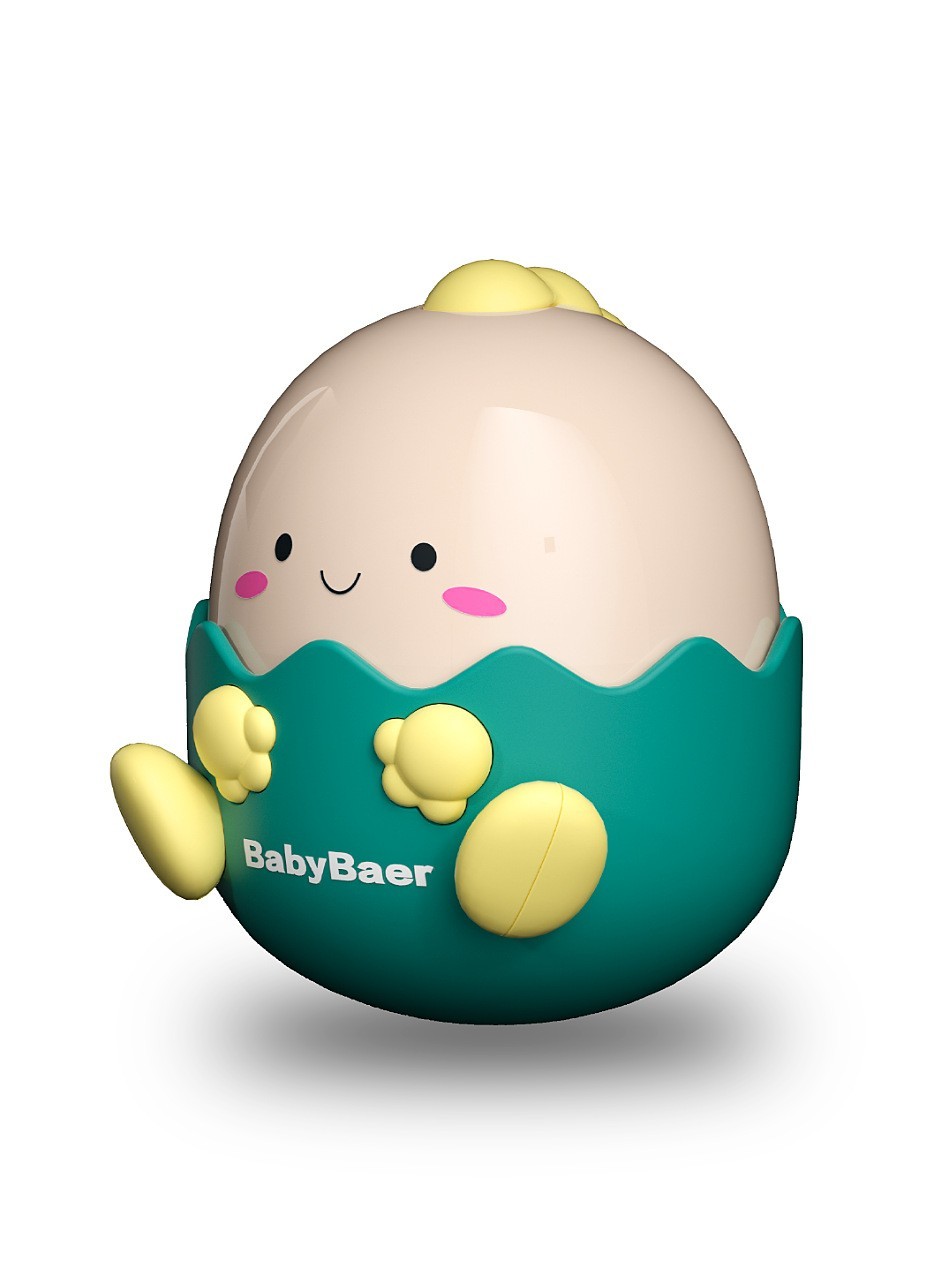 婴儿安抚玩具恐龙不倒翁玩具灯光宝宝启蒙早教3个月玩具图5