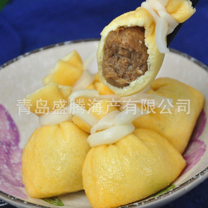 冷冻福袋鱼籽福包鲜虾日式关东煮食材火锅便利店商肉丸图3