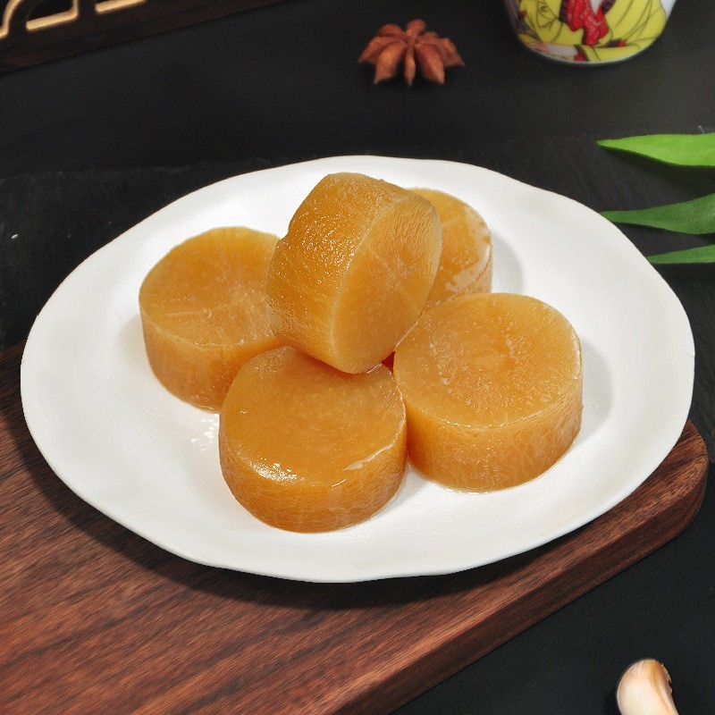 【水煮大根】关东煮食材白萝卜便利店微腌萝卜块640克图2