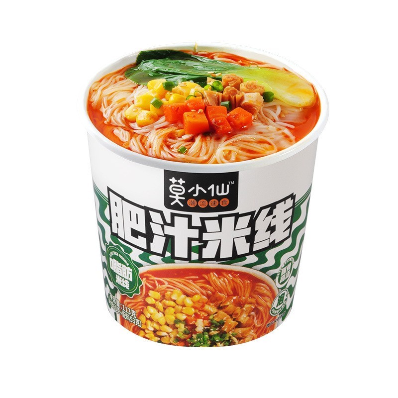 冲泡酸辣粉米粉粉丝米线红薯粉免煮方便面速食桶装工厂定制图5
