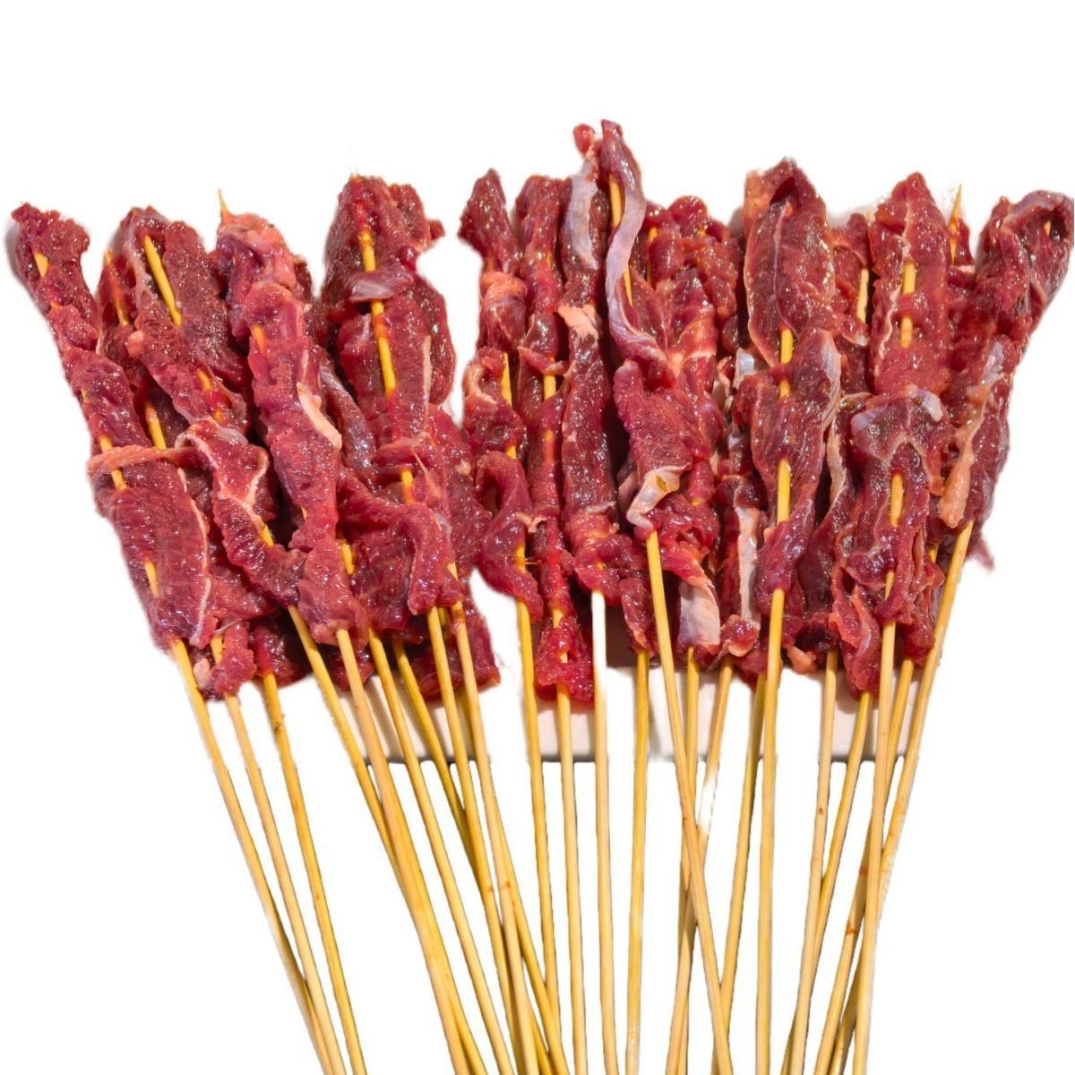 小肉串工厂牛腱子串烧烤食材半成品商用图4