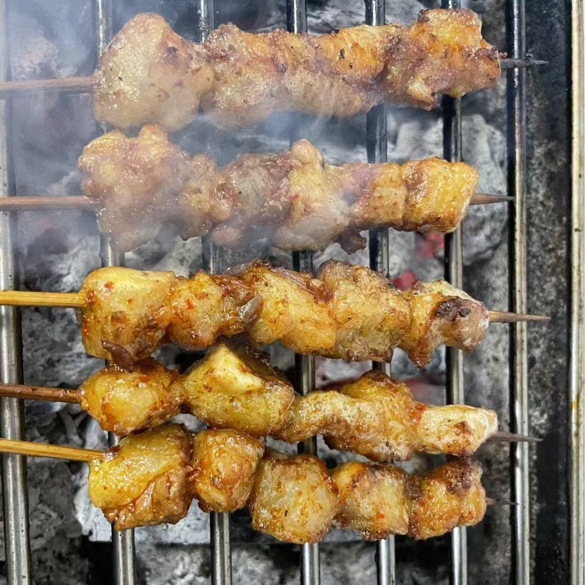 小肉串工厂牛胸膘串烧烤食材半成品商用图2