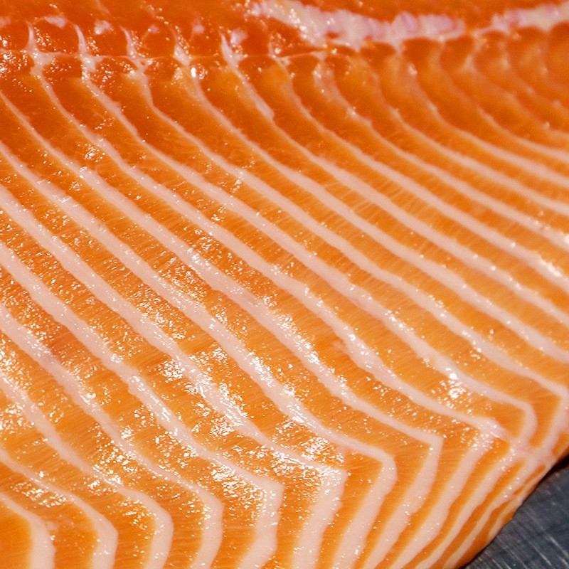 三文鱼大西洋鲑鱼进口冷冻新鲜现货整片日式刺身生鱼片海鲜鱼生摆图2