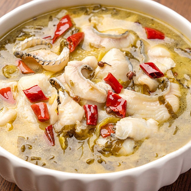 免浆黑鱼片现切去骨少刺火锅食材水煮鱼酸菜鱼片商用食材图4