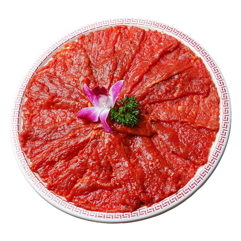 麻辣牛肉片火锅食材川味涮火锅150克工厂冷冻麻辣烫商用图5