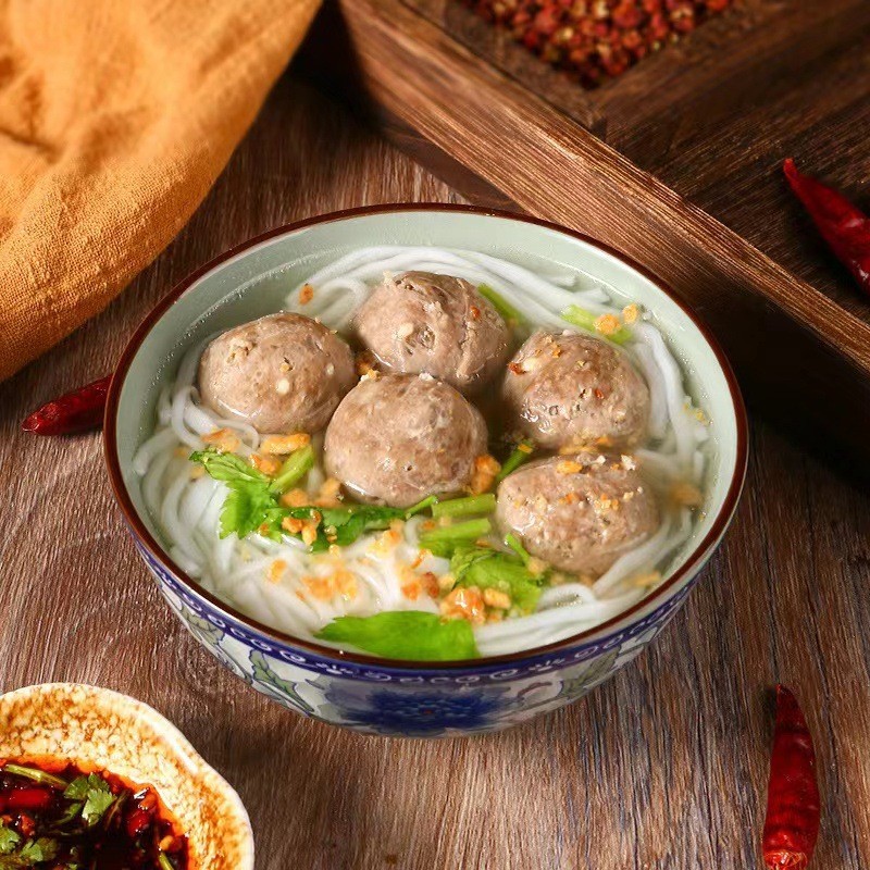 手打牛肉丸汕头特产牛筋丸丸子火锅烧烤食材顺圆达人正宗潮汕图3