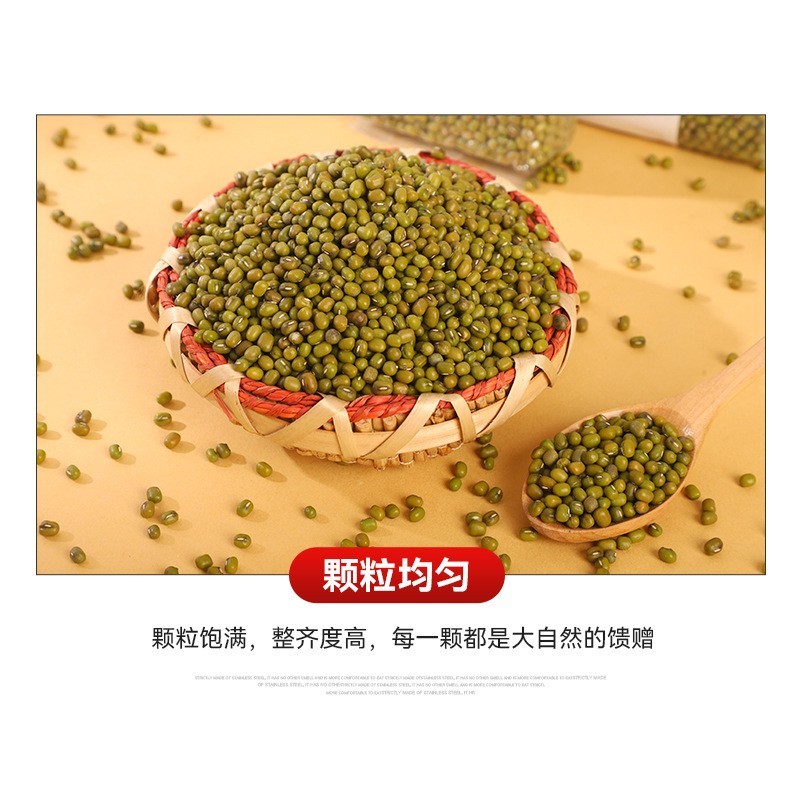 绿豆明绿豆500g散装新粮易煮真空包装五谷杂粮定制一斤粗粮豆类图3