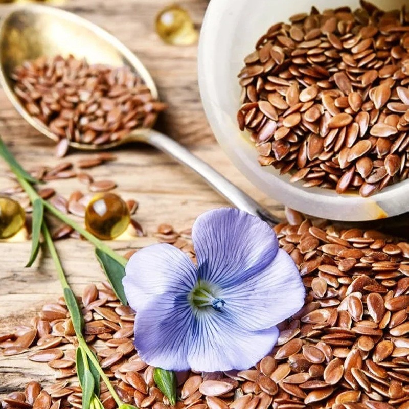内蒙古粒粒道有机亚麻籽金亚麻500g杂粮粗粮源头工厂图3