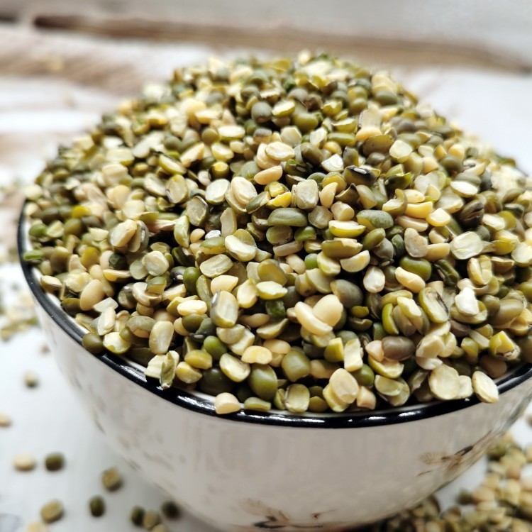 绿豆瓣 绿豆碎瓣 绿豆下料绿豆面原料 豆沙馅料豆 绿豆糕原料图2