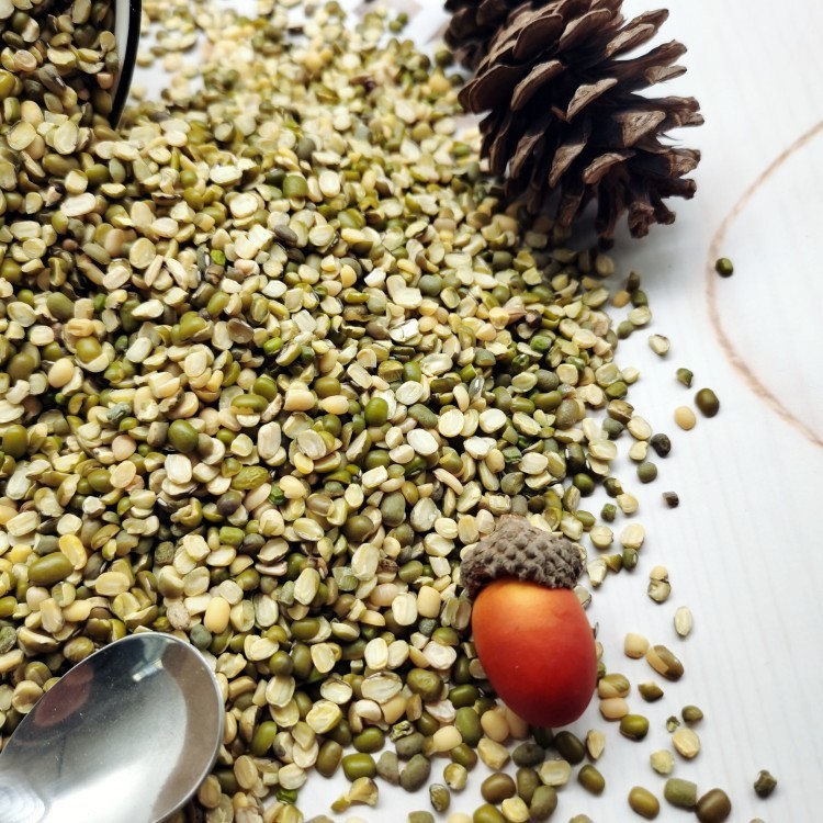 绿豆瓣 绿豆碎瓣 绿豆下料绿豆面原料 豆沙馅料豆 绿豆糕原料图4