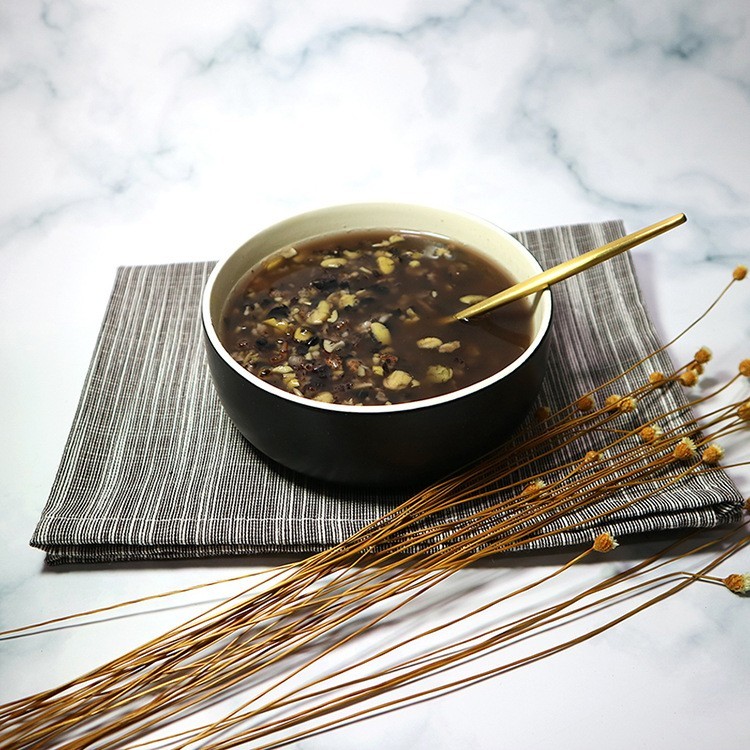 源头供应黄芯黑豆片 五谷杂粮散装即食冲泡黑豆薄片图3