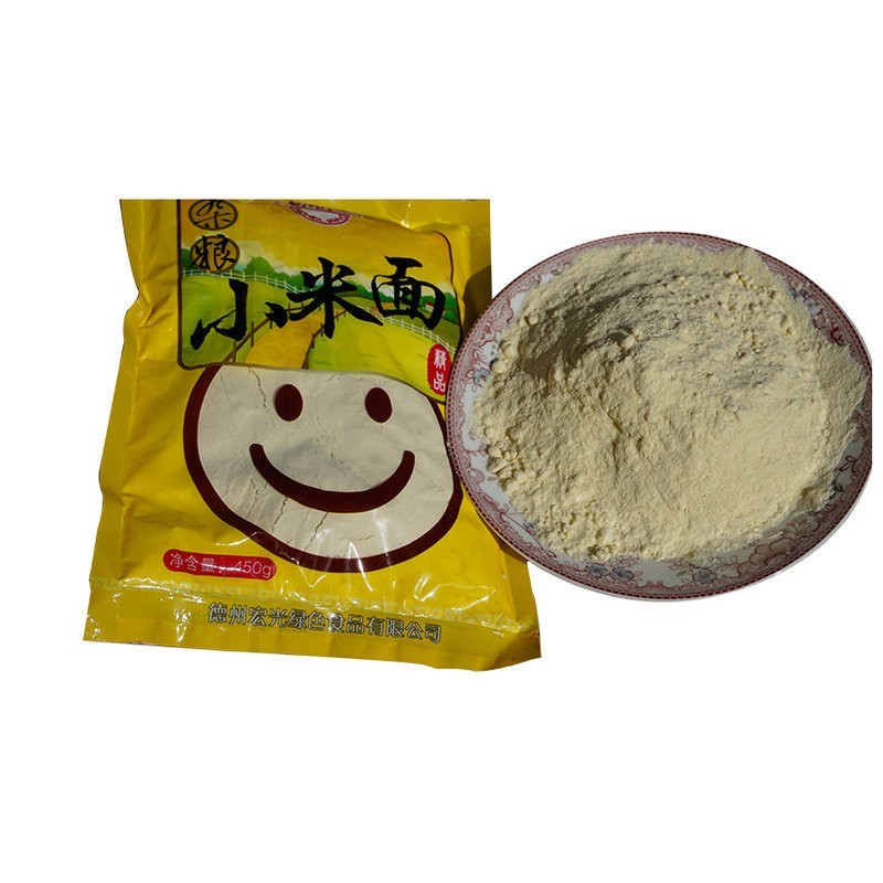 小黄米面 五谷杂粮面粉450g煎饼粉窝头粉纯杂粮面图3