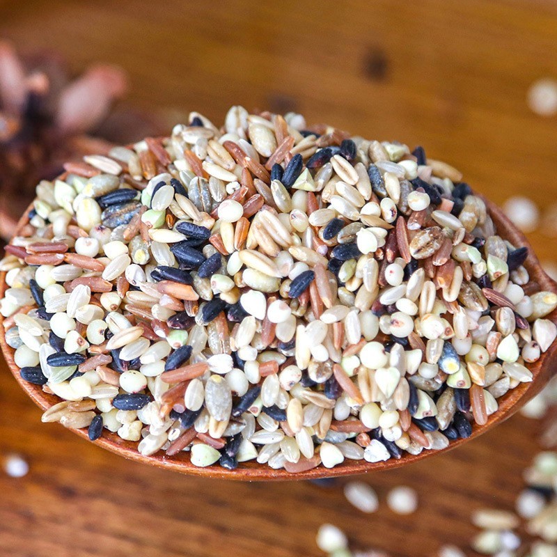 七色大米糙米500g五谷杂粮五色粗粮组合八宝粥原料图2