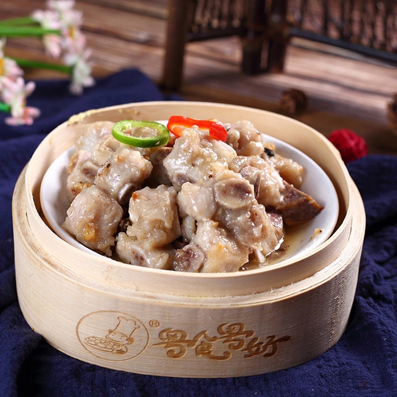 广式香芋蒸排骨200g盒装酒楼茶餐厅特色芋头家宴半成品菜速冻肉类图2