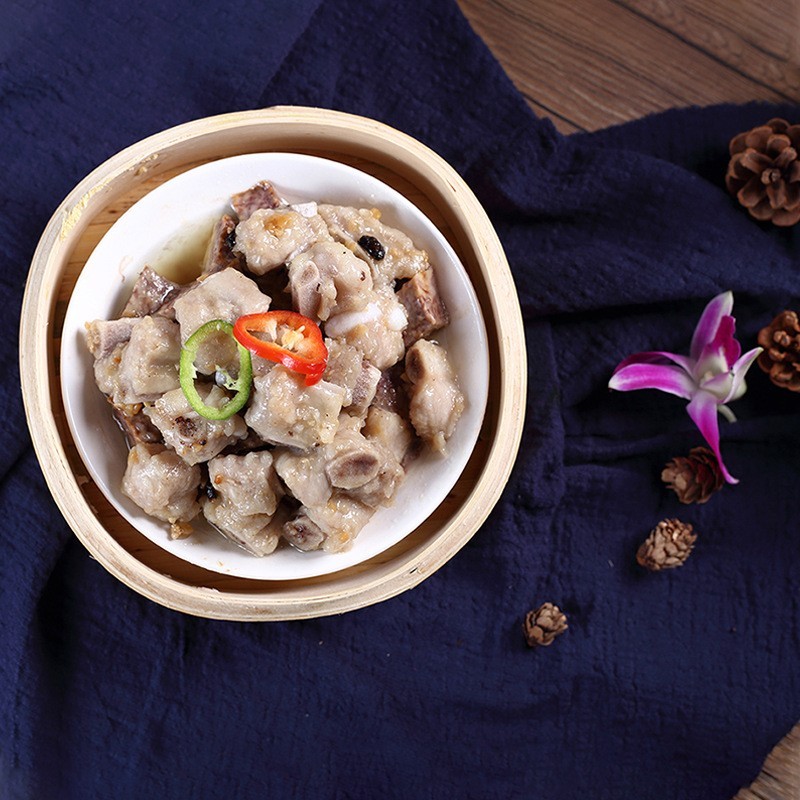 广式香芋蒸排骨200g盒装酒楼茶餐厅特色芋头家宴半成品菜速冻肉类图3