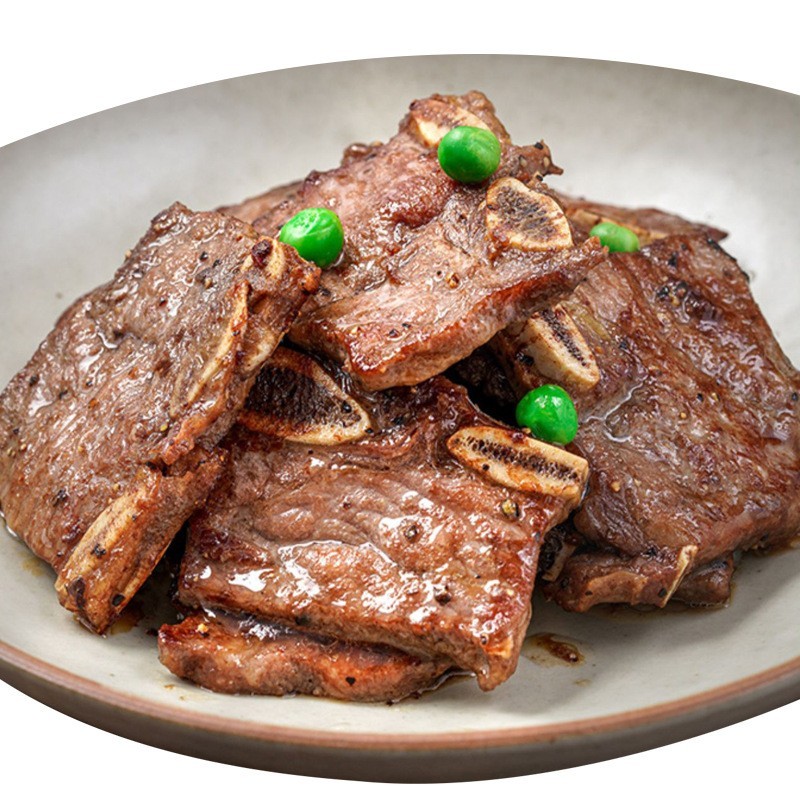 黑椒牛仔骨新品升级品质正宗广州茶楼点心速冻半成品图2