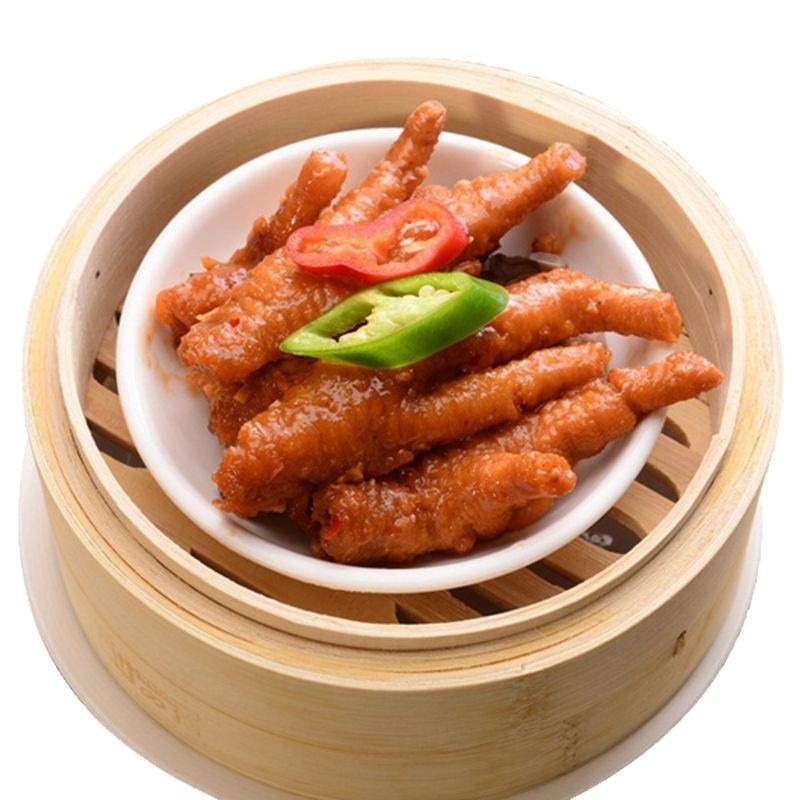 豉汁凤爪商用广式早茶点心港式蒸凤爪虎皮鸡爪加热即食半成品食材图4