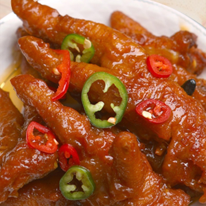 豉汁凤爪商用广式早茶点心港式蒸凤爪虎皮鸡爪加热即食半成品食材图3