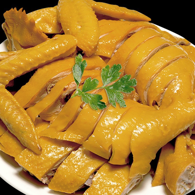 定制盐焗鸡整只下酒凉菜广式风味手撕卤烧鸡即食饭店熟食小吃图3