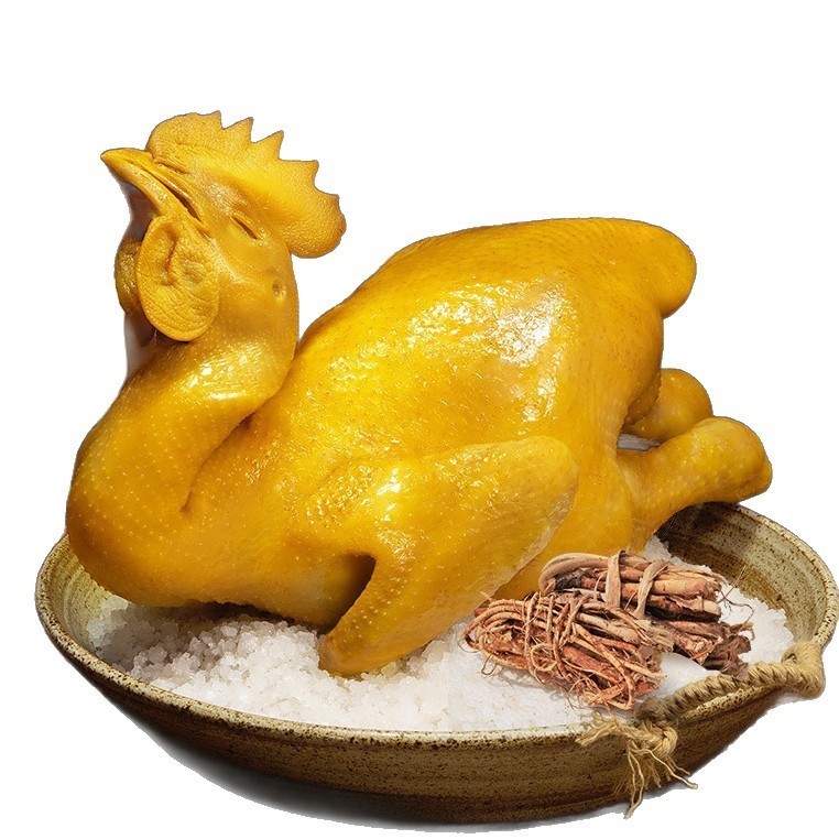 定制盐焗鸡整只下酒凉菜广式风味手撕卤烧鸡即食饭店熟食小吃图5