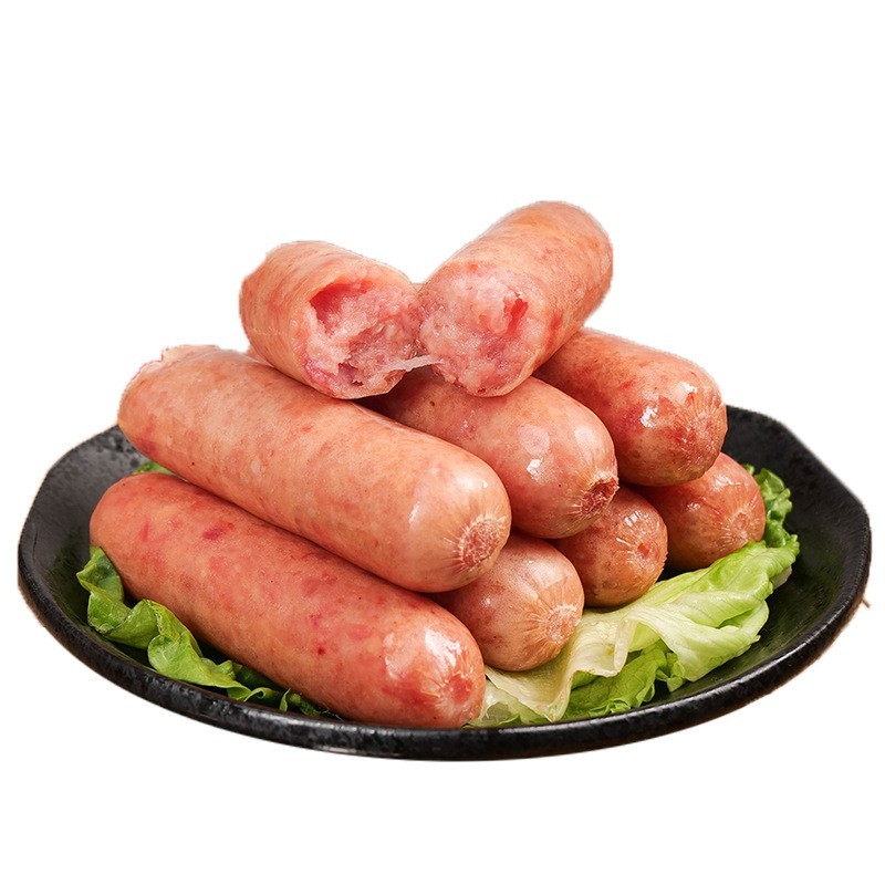 火山石肉肠原味黑胡椒地道香肠空气炸锅食材脆皮淀粉烤肠商用图5