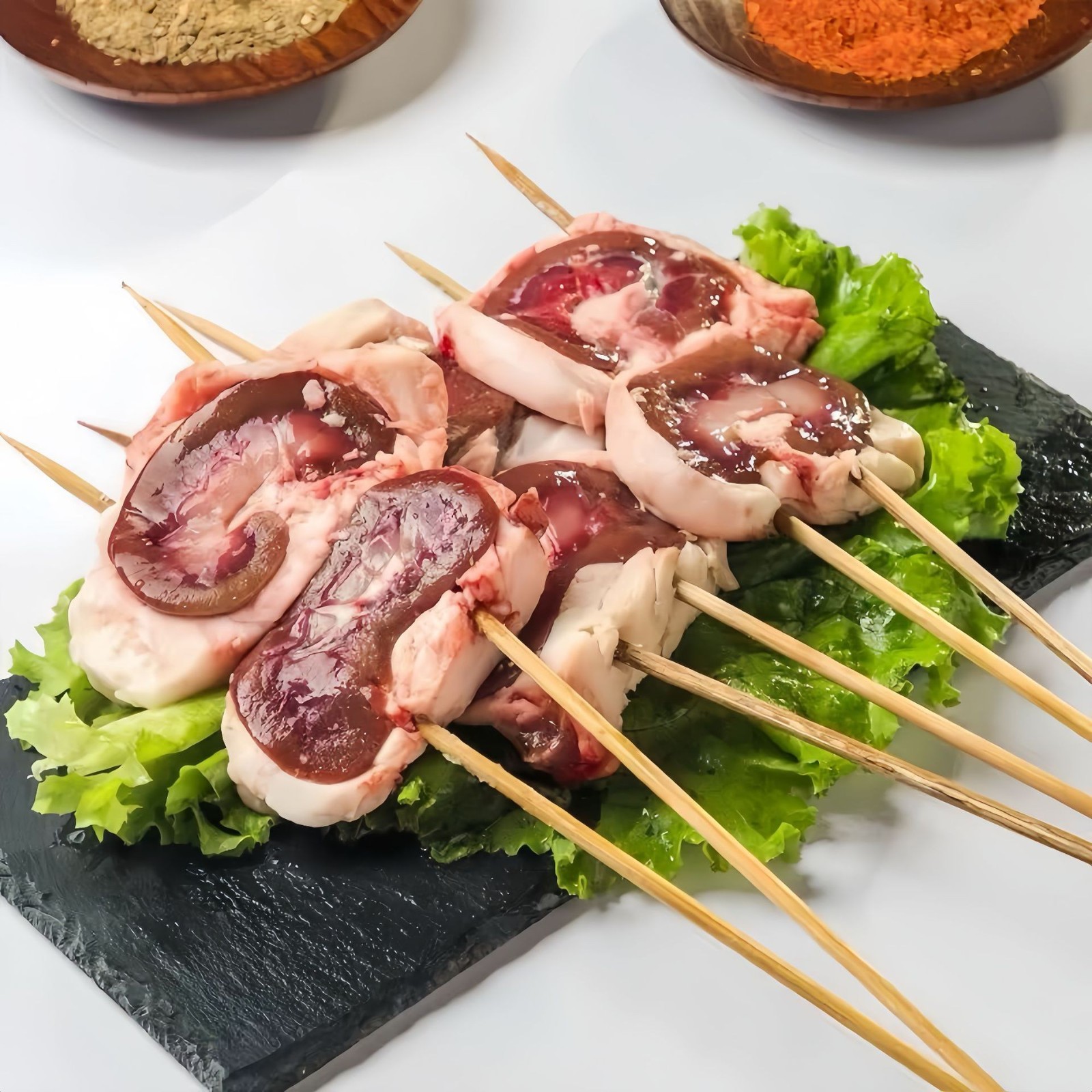 原油羊腰串清真新鲜原切腰子串烧烤食材油炸商用冷冻半成品图2