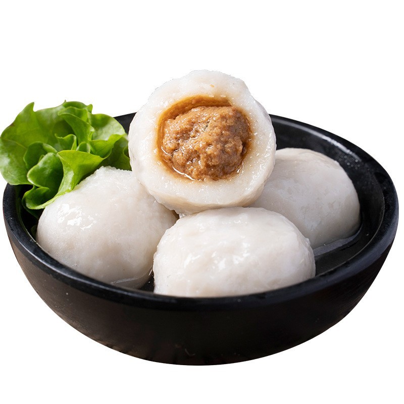 鱼丸包心鱼丸火锅丸子关东煮半成品食材鱼蛋鱼圆商用图5