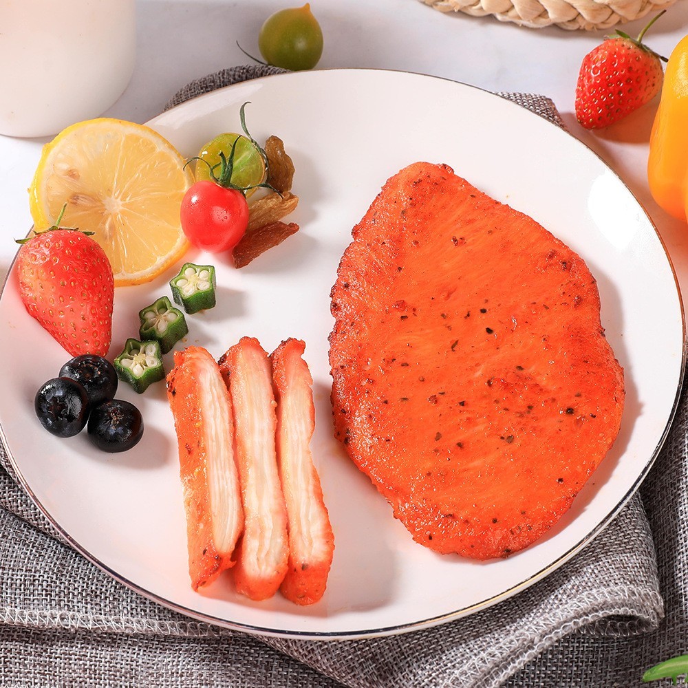 香煎鸡排半成品食材轻食摆摊外卖去骨去皮鸡肉三明治汉堡专用鸡扒图3