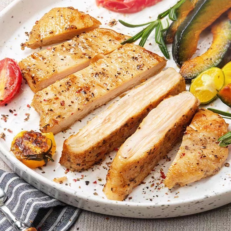 香煎鸡排半成品食材轻食摆摊外卖去骨去皮鸡肉三明治汉堡专用鸡扒图2