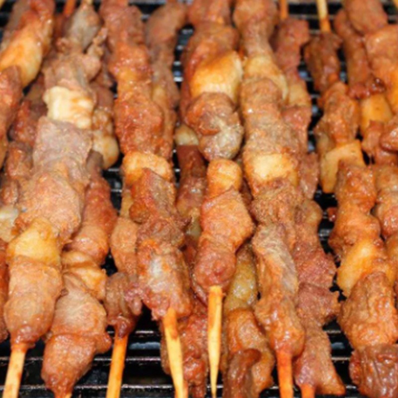商用大肉串烧烤食材烤肉串冷冻调理烧烤食材半成品鸡肉串图3