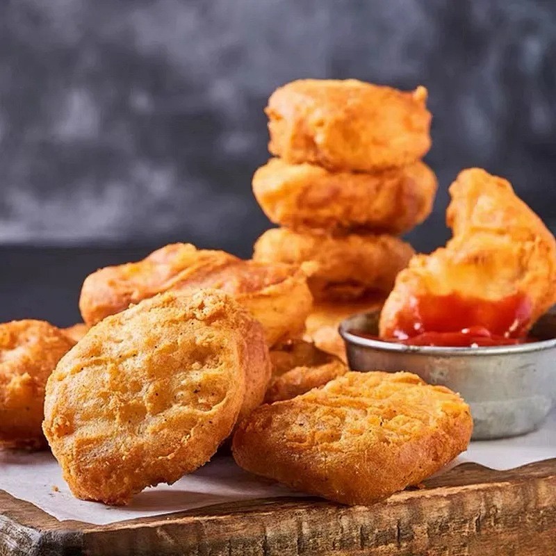 黑椒鸡块冷冻商用炸鸡块空气炸锅半成品食材无骨鸡块小吃图3