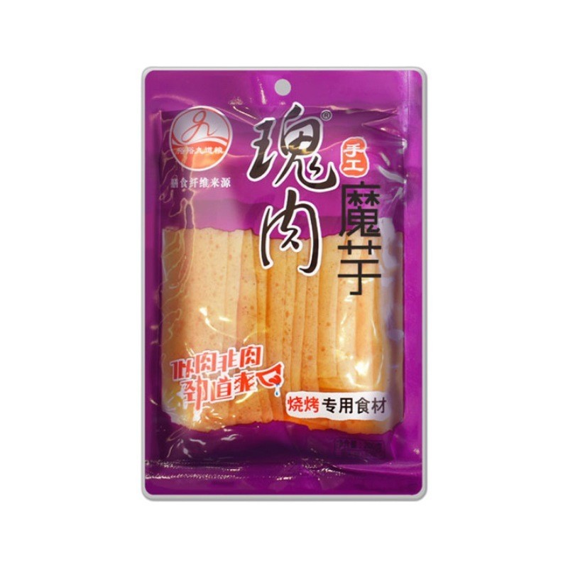 网红烧烤食材低脂魔芋片200G袋装烧烤店低卡食品湿魔芋皮工厂图5