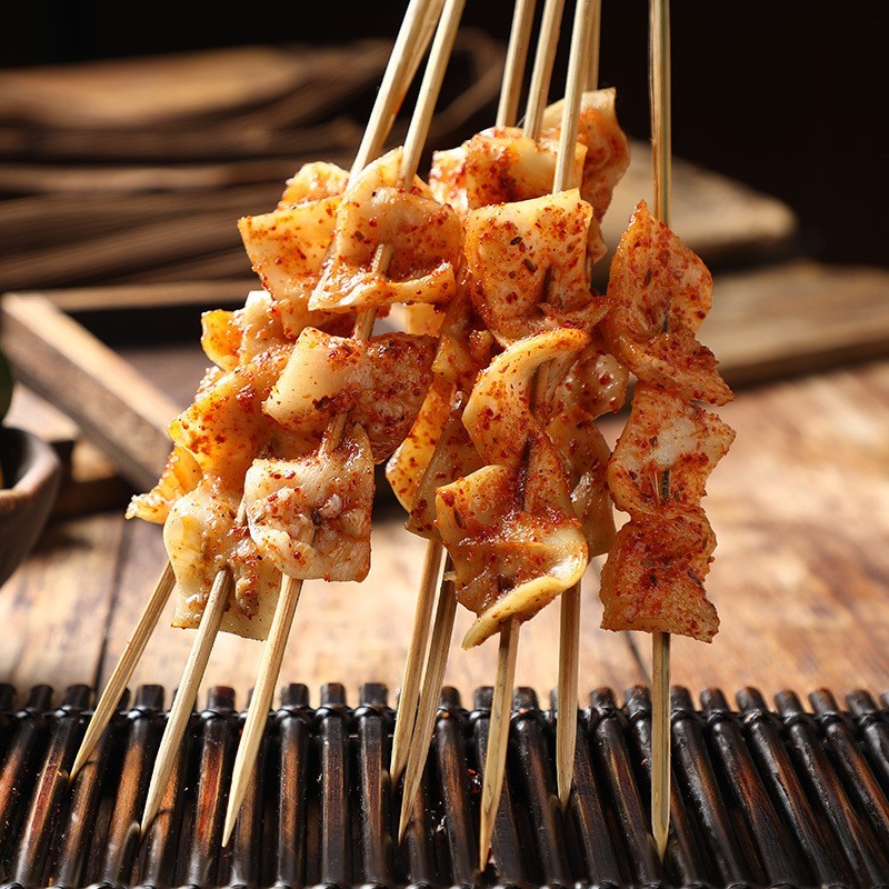 肉筋串烧烤食材筋头半成品内蒙古新鲜牛肉串牛油烤串冷冻肉串图3