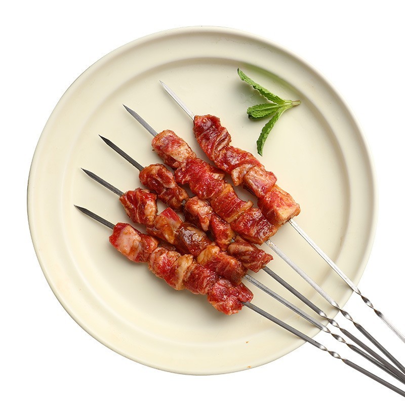 新鲜牛肉小串炸串牛肉烤肉撸串烧烤火锅好聚餐食材冷冻 牛肉串图3