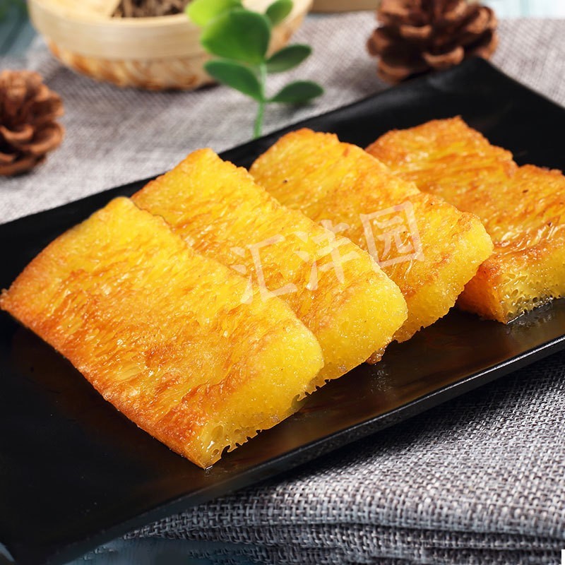 传统广式椰汁黄金糕500g正宗港式糕点切片广式早茶半成品速冻食品图4