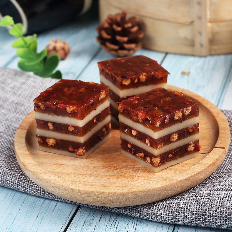 经典广式点心茶楼同款速冻甜品相思红豆糕图2