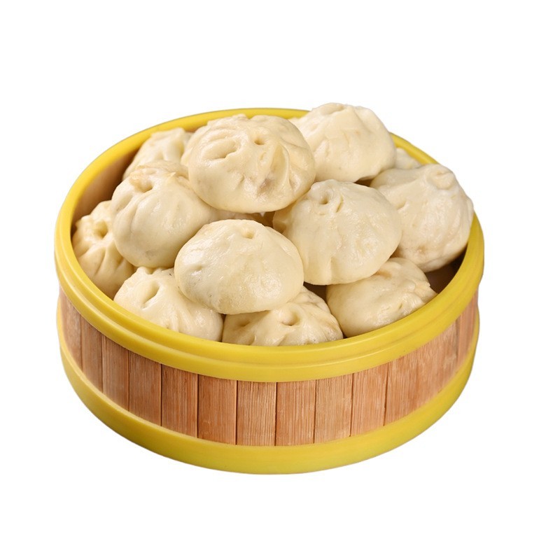 早餐半成品食材加热即食夜市摊包子纯手工制作嵊州老面小笼包图4