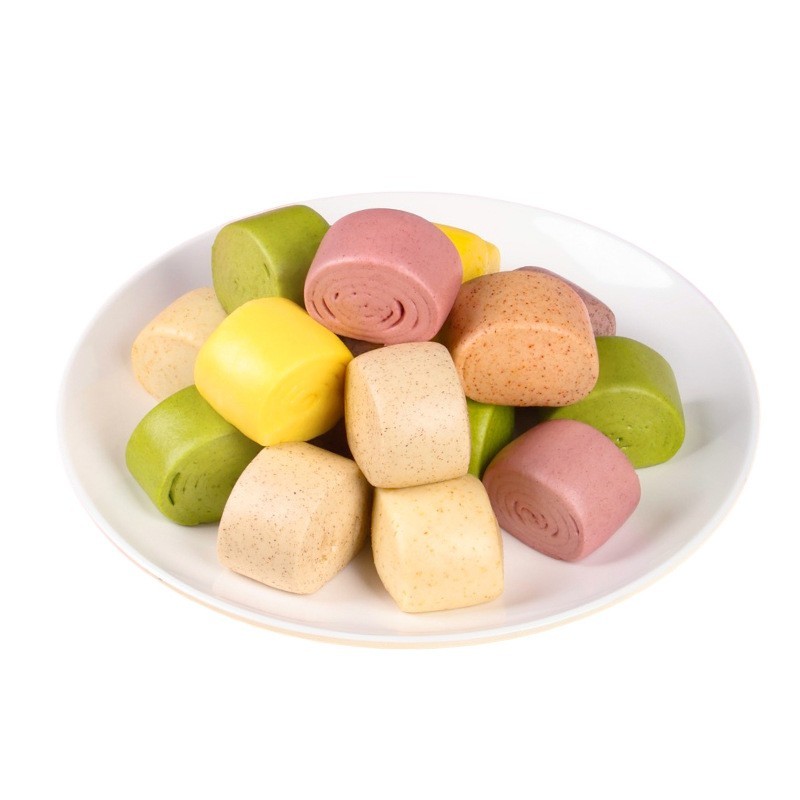 杂粮馒头五谷粗粮早餐半成品加热即食学生儿童多种口味小馒头图3