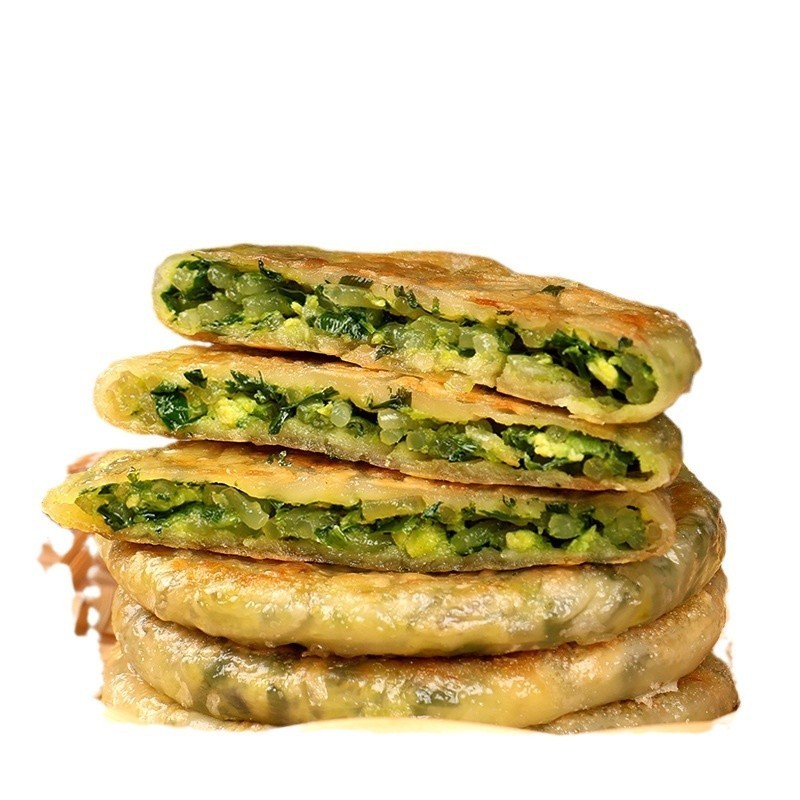 薄皮摊煎饼酥皮速冻食品早餐半成品食材加热即食韭菜鸡蛋馅饼图4
