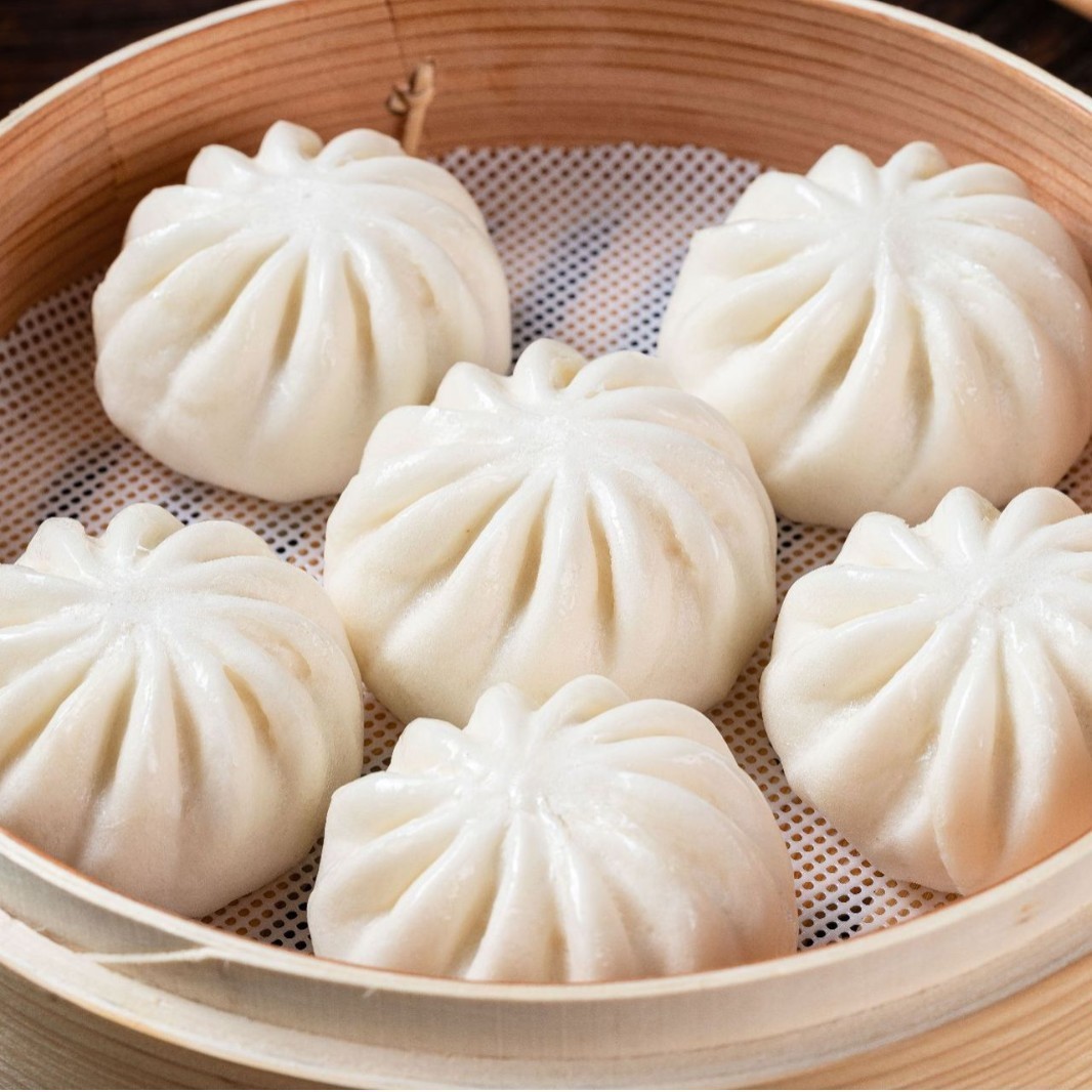 猪肉小笼包豆沙粉丝奶黄芝麻糖盐菜速冻包子半成品早餐