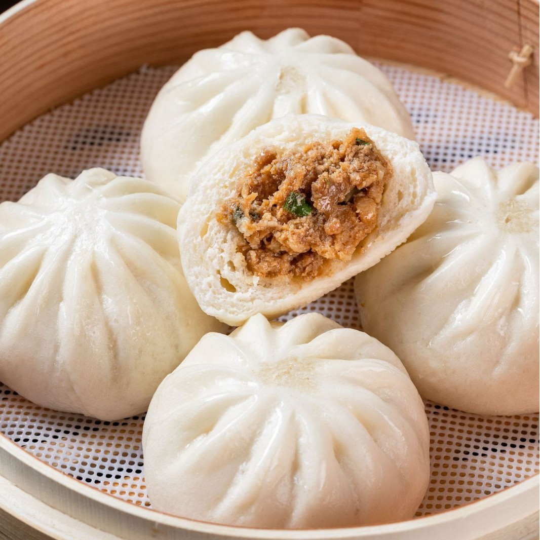 猪肉小笼包豆沙粉丝奶黄芝麻糖盐菜速冻包子半成品早餐图3