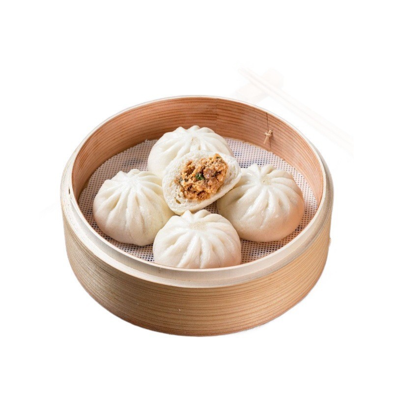 猪肉小笼包豆沙粉丝奶黄芝麻糖盐菜速冻包子半成品早餐图4