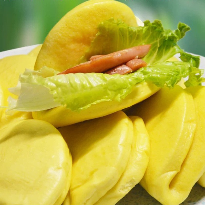 铁棍山药玉米夹馍小汉堡荷叶饼半成品面点加热即食儿童营养早餐图3