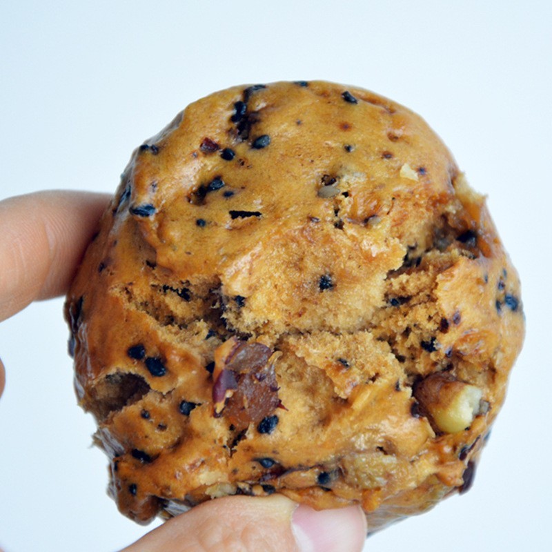 红糖坚果馒头老面素包子微甜松软手工早餐速冻家用半成品加热速食图2