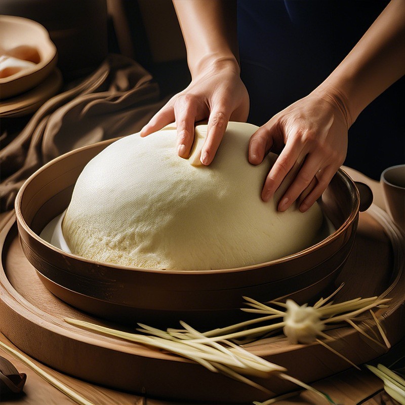 河南红豆馒头手工制作五谷杂粮速冻面点食品加热即食半成品早餐图4