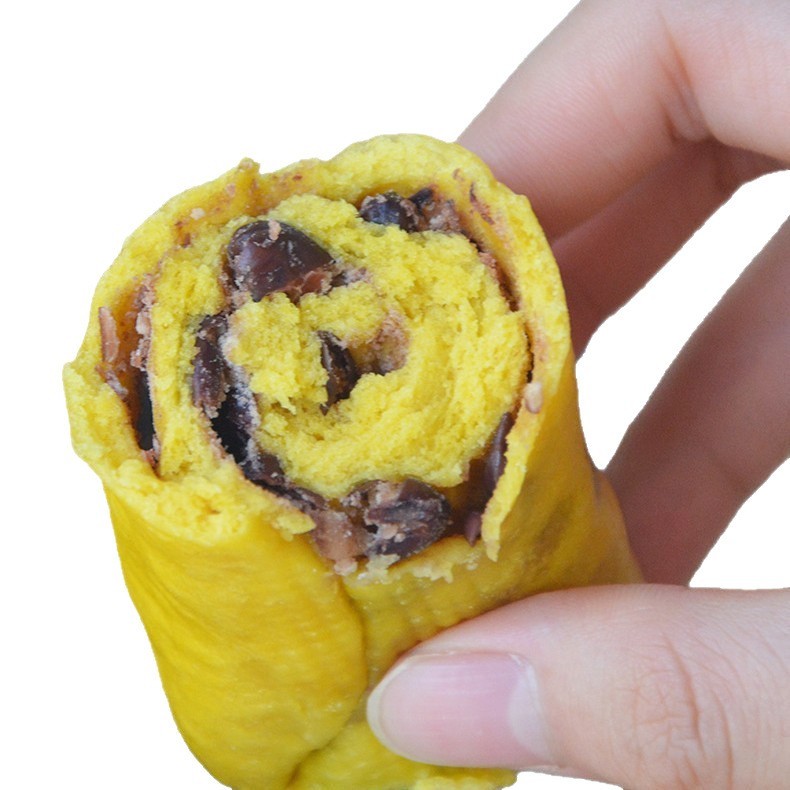 山药南瓜红豆卷馒头速冻粗粮点心早餐面点自然食材厂家图4