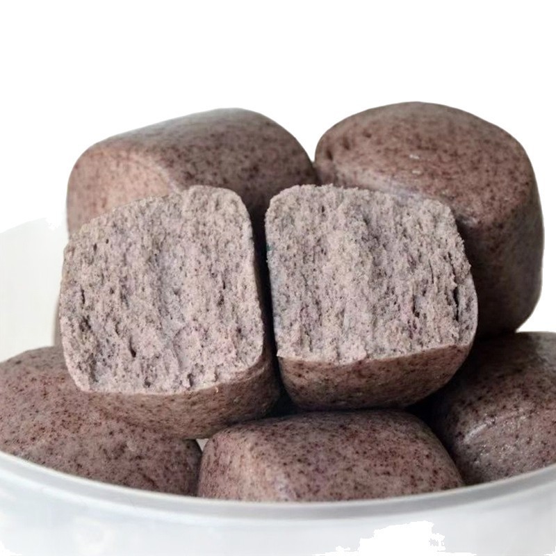 黑面馒头杂粮全麦0蔗糖粗粮早餐半成品代餐主食荞麦黑米河南速食图4