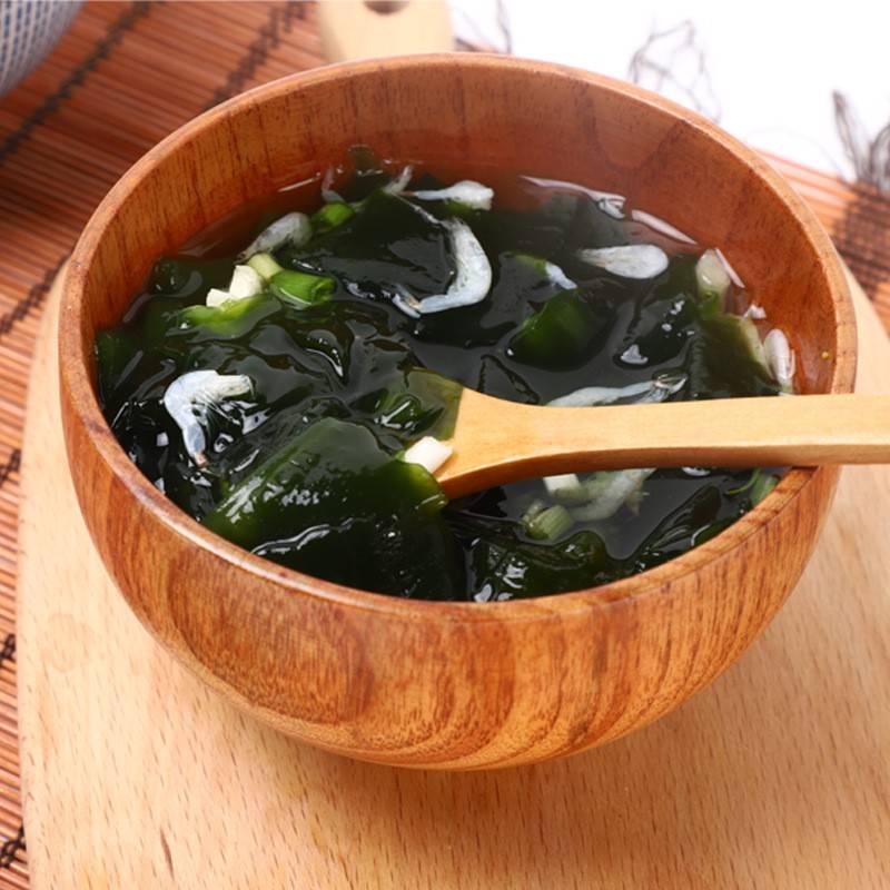 象山港55克罐装低脂鲜美免洗干裙带菜冲泡即食蔬菜汤工厂图4