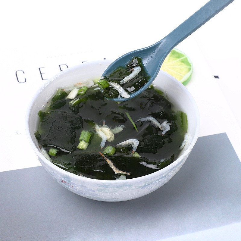 方便冲泡速食汤裙带菜虾皮汤素食三鲜散装汤料包图2